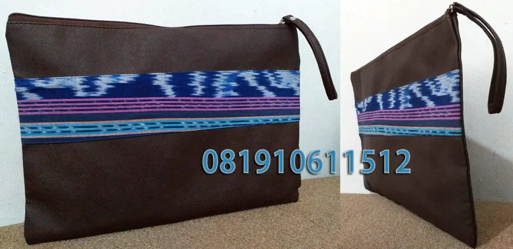 pouch batik kulit
